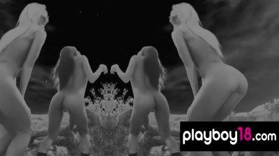 Hot Nude Shooting Practice In The Desert With Big Boobed Badass - videomanysex.com