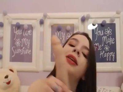 Brunette Babe Contained Sexy Figure - hclips.com