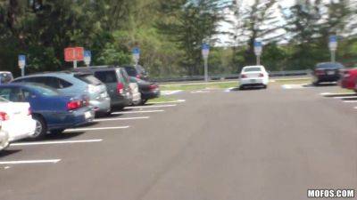 Dani Desire bangs a complete stranger in his car like a pro - sexu.com