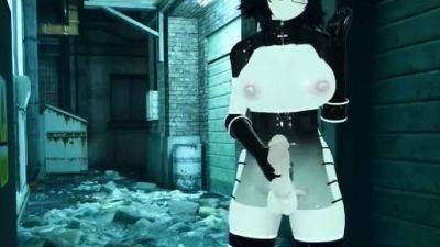 Futa Black Haired Girl in Alley [Sinensian] - drtuber.com