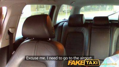 Nataly Gold takes a deep dicking from a fake taxi driver on backseat - sexu.com - Russia