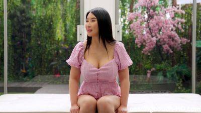 fat ass - Gorgeous Chinese Girl With A Big Fat Ass And Big Titties Has Her First Casting - upornia.com - China