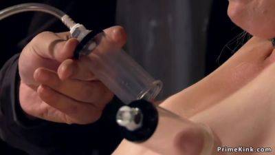 Bound Babe In Leather Made Fuck Sybian - videomanysex.com