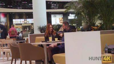 Hot POV action with a small-titted redhead as a cuckold for a stranger in the centre of town - sexu.com - Czech Republic