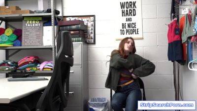 Teen Shoplifter Cooperates And Gets Fucked By Security Guard - hotmovs.com