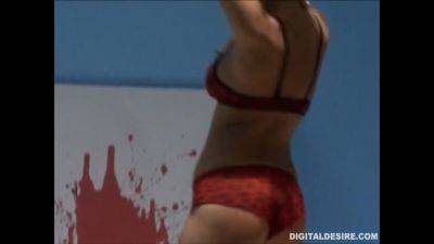 Watch Carli Banks finger her golden snatch in a solo fantasy - sexu.com