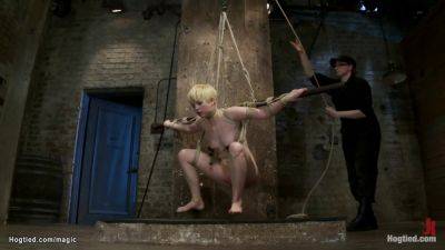 Lesbian Bent Over And Tied To Post - videomanysex.com