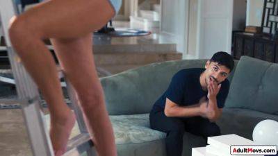 I can see up your stepmoms skirt and shes wearing no panties - hotmovs.com