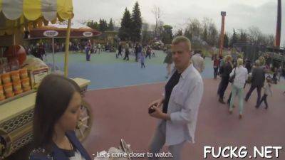 Chloe - Playful Brunette Chloe Craves For Xxl Schlong - upornia.com