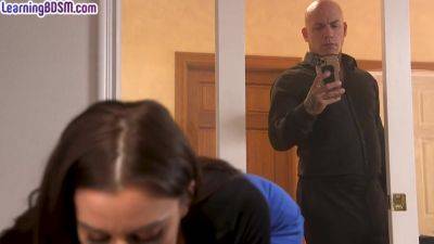 Tattooed BDSM babe whipped hardcore by dominant partner - hotmovs.com