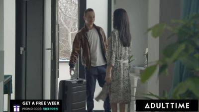 ADULT TIME - Moldovan Hottie Alyssa Bounty Yearns Over Her Boyfriend's Big Dick! HUGE CUMSHOT! - hotmovs.com