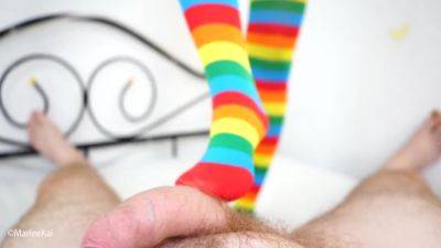 Cum Covered Stockings For Asian Slut - hclips.com - Thailand