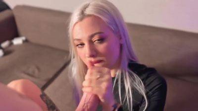 Stepbro Came Home When I Was Streaming So He Joined Me For Big Tips And Covered My Tum With Cum - hclips.com