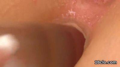 Sensual Chick Is Stretching Spread Quim In Close Range - hclips.com