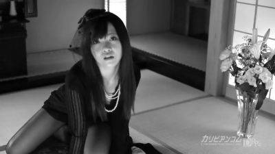 Yuzuna Oshima Widow And Monk - Caribbeancom - hotmovs.com - Japan