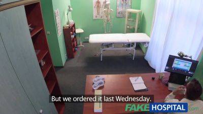 Happy Ending - Lucia Denvile gets a hard cock treatment & a happy ending in fakehospital POV - sexu.com