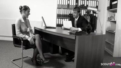 Mature Secretary Magda With Big Saggy Tits Seduce To Fuck In Office - upornia.com - Usa