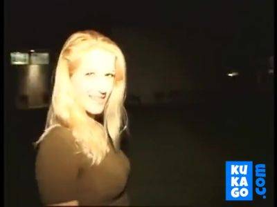 Hot Blonde Public Blowjob And Facial - hclips.com