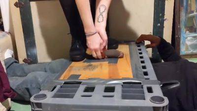 Ballbusting Trample Sexy Dom Dominatrix Fucks Her Sub - hotmovs.com