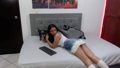 Hot Babysitter Plays Her Pussy On Her Bosses Bed - hclips.com