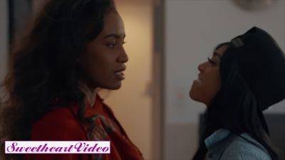 Ember Snow and Demi Sutra engage in steamy lesbian action in sweetheartvideo - sexu.com