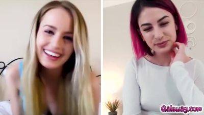 Scarlett Convince Kristen To Fingers Her Pussy - hclips.com