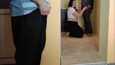 My Husband Catch Me Fuck A Stranger In The Kitchen - voyeurhit.com