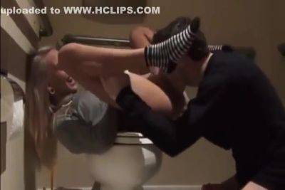 Crazy Blonde Chick With Gorgeous Body Fucked In Restroo - hclips.com