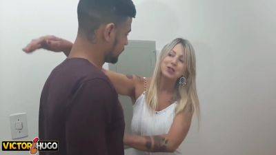 Busty Blonde - Busty Blonde Doing Massage - hclips.com