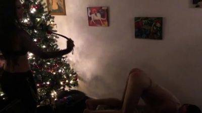 Natalie Mars - Mistress Damazonia - Xmas spanking Natalie Mars - drtvid.com