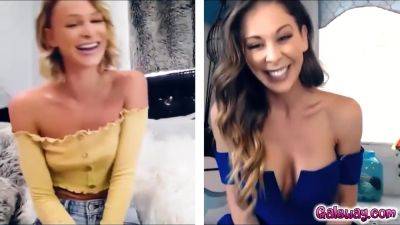 Cherie And Emma Masturbates During Video Call - hclips.com