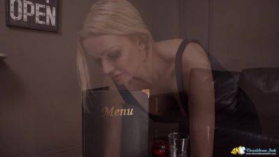 Wanking Waitress - DownblouseJerk - hotmovs.com