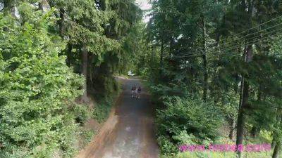 Nelly Kent - Nelly Kent and Talia Mint get naughty in a sauna and a waterfall - Lesbea U.K. - sexu.com - Romania - Ukraine