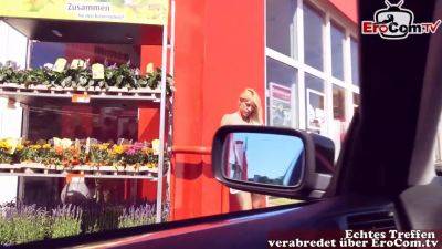 German blonde Street Slut Fuck date in Public - hotmovs.com - Germany