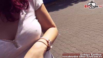 Public real Date with german redhead Teen street slut - hotmovs.com - Germany