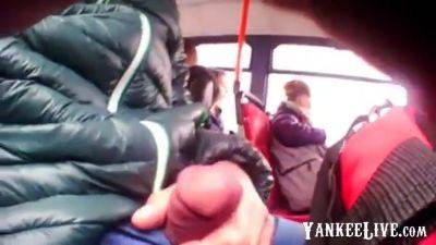 Two Girls Watch Bus Flasher - hclips.com