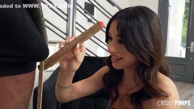 Mickey Violet In Tiny Latina Spinner Gets Banged Hard By Her Clients Big Black Cock - hotmovs.com