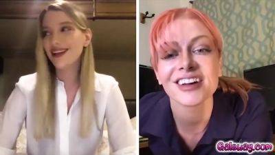 Serene - Kenna And Serene Both Masturbate During Video Call - hclips.com