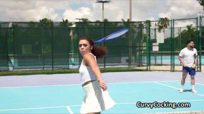 Tennis Then A Hot Fuck With Ebony Cutie - upornia.com