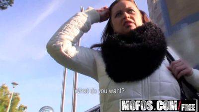 Sirale Alena flaunts her massive tits & takes public cock in POV - sexu.com