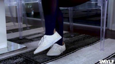 Sits Her Tight Juicy Pussy Down On The Studs - Holly Lace - hotmovs.com