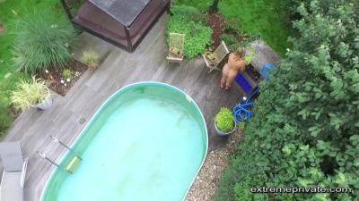 My Nudist Stepmom In Our Garden - videomanysex.com