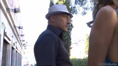 Babe In See Through Dress In Public - hclips.com