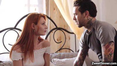 Redhead Teen Begs Stepbro To Fuck Her Pussy - videomanysex.com