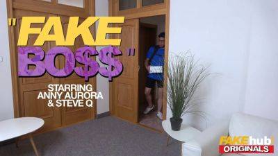 Anny Aurora's tight pussy spanked & pounded by a big dicked daddy - sexu.com