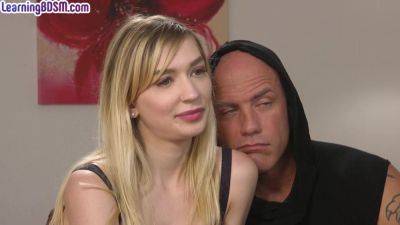 Submissive skinny BDSM GF mouth jizzed after pussydrilled - txxx.com