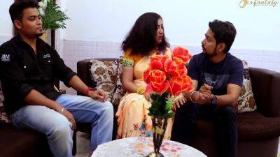 Milky Boobs Wife Fucked Hard By Her Husbands Friend - desi-porntube.com - India