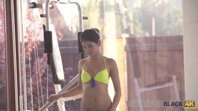 Satisfy your hunger for black cock with Swimming Coach's BBC sex - sexu.com - Czech Republic