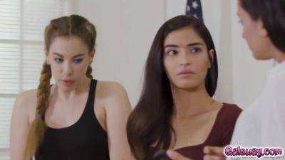 Teacher Uses Detention Fucked To Her Students - videomanysex.com