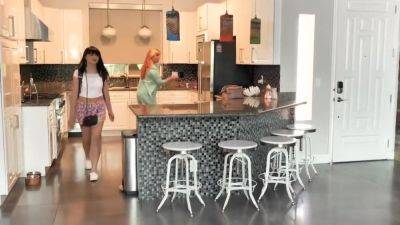 stepsis leda lothario fucked by her 2 stepbrothers - upornia.com